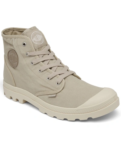Shop Palladium Men's Pampa Hi Sneaker Boots From Finish Line In Sahara/ecru