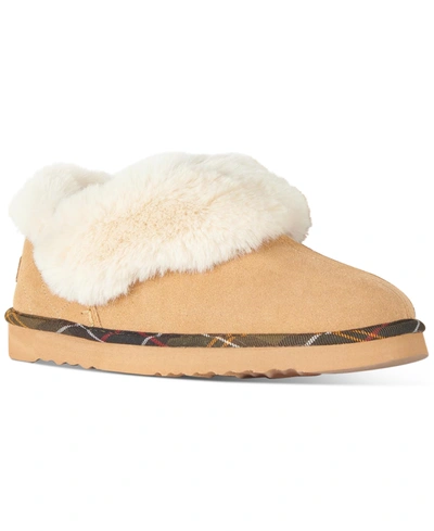 Shop Barbour Women's Nancy Slippers Women's Shoes In Tan Suede