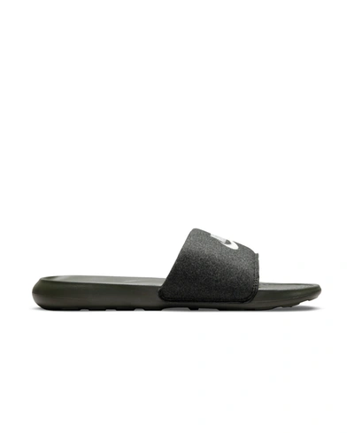 Shop Nike Men's Victory One Slide Sandals From Finish Line In Sequoia/summit White