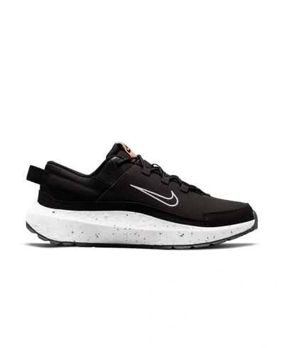 Shop Nike Men's Crater Remixa Running Sneakers From Finish Line In Black/dark Smoke Gray/white