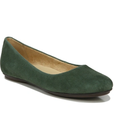Shop Naturalizer Maxwell Flats Women's Shoes In Spruce Green Suede