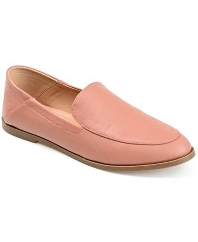 Shop Journee Collection Women's Corinne Slip On Loafers In Rose