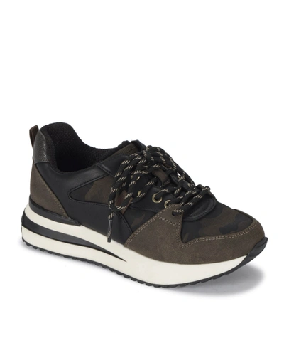Baretraps Women's Cabriole Lace Up Sneakers In Army