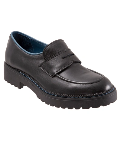 Shop Bueno Women's Della Lug Sole Loafers Women's Shoes In Black