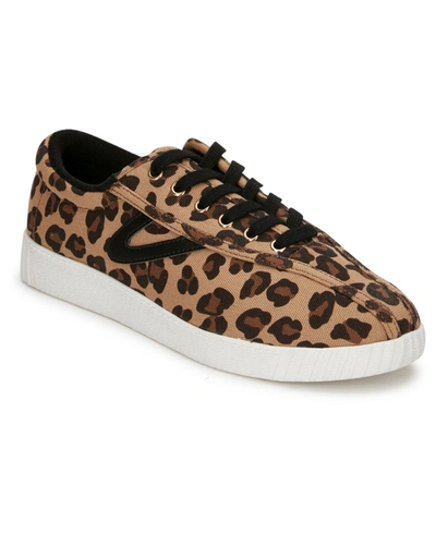 Shop Tretorn Women's Nylite Plus Canvas Sneaker Women's Shoes In Leopard