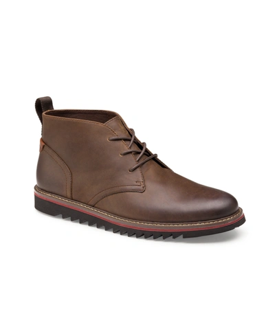 Shop Johnston & Murphy Men's Gunner Chukka Boots Men's Shoes In Brown