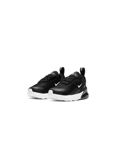 Nike Toddler Kids Air Max 270 Casual Sneakers From Finish Line In Black/ anthracite/white-solar Red | ModeSens