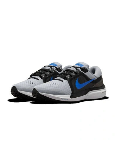 Shop Nike Men's Air Zoom Vomero 16 Running Sneakers From Finish Line In Wolf Gray/hyper Royal