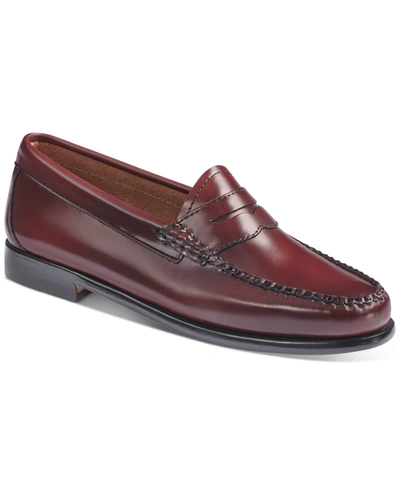 Shop Gh Bass Women's Whitney Weejun Loafers Women's Shoes In Burgundy