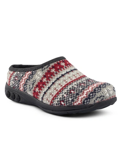 Shop Therafit Women's Stefani Indoor And Outdoor Clog Slipper Women's Shoes In Gray/multi