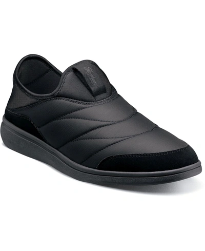 Shop Florsheim Men's Java Moc Toe Slip-on Shoes In Black