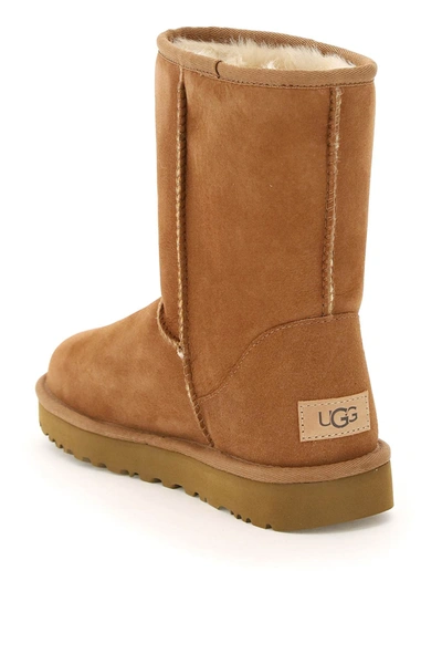 Shop Ugg Classic Short Ii Boots In Beige