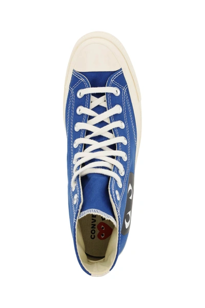 Shop Comme Des Garçons Play Chuck 70 Hi-top Sneakers In Blue