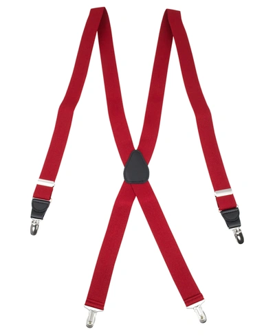 Shop Status Men's Drop-clip Suspenders In Red