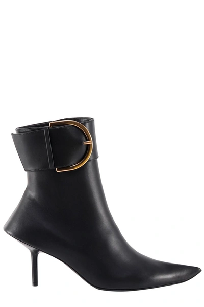 Shop Balenciaga Essex Heeled Ankle Boots In Black