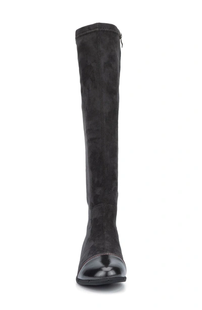 Torgeis Nova Cap Toe Tall Boot In Grey