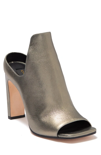 Shop Donna Karan Sutton Metallic Mule Sandal In Lt Pewter
