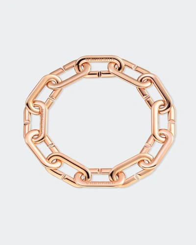 Shop Vhernier Mon Jeu Link Bracelet In Pink Gold
