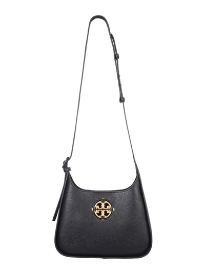 Shop Tory Burch Small Miller Bag In Nero