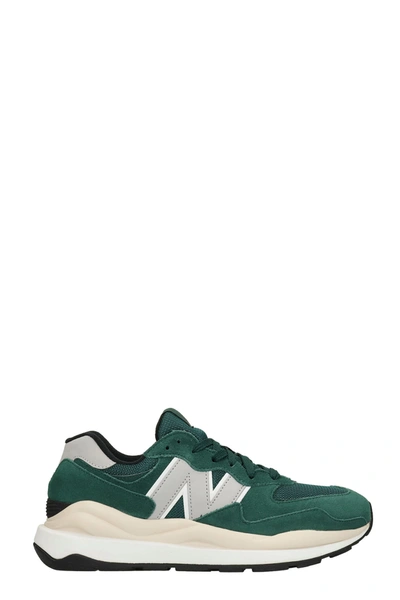 Shop New Balance 5740 Sneakers In Green Suede