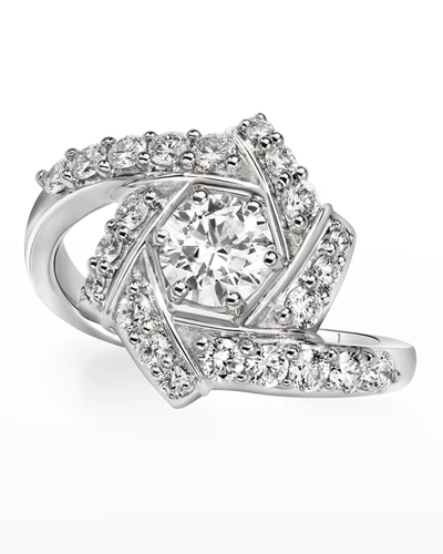 Shop A. Link 18k White Gold Luminous Diamond And Pav&eacute; Ring