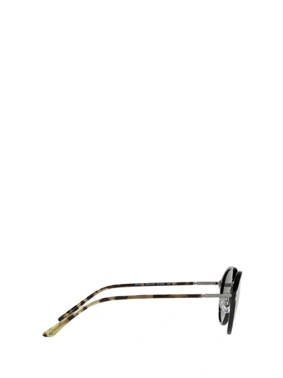 Shop Giorgio Armani Ar8139 Black Male Sunglasses