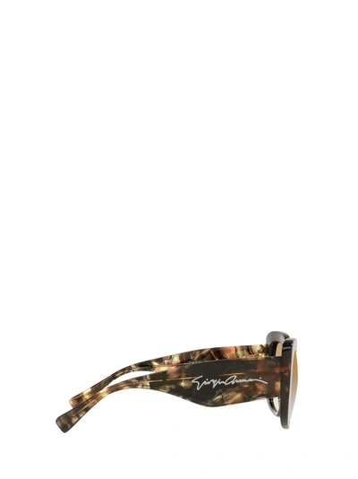 Shop Giorgio Armani Ar8150 Yellow Tortoise Female Sunglasses