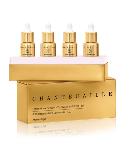 Shop Chantecaille Gold Recovery Intense Concentrate A.m. (set Of 4) In Multi