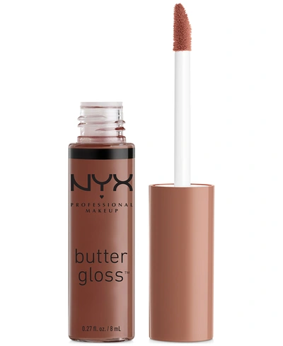 Shop Nyx Professional Makeup Butter Gloss Non-stick Lip Gloss In Ginger Snap