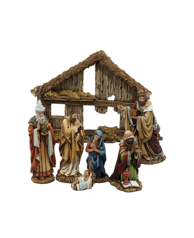 Shop Kurt Adler 6-inch Resin Nativity Set Of 7