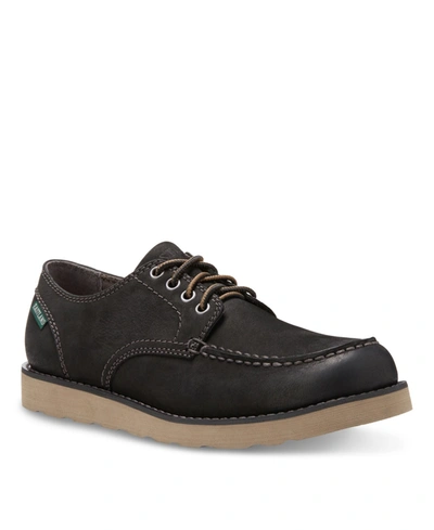Shop Eastland Shoe Men's Lumber Down Oxford Shoes In Black Nubuck