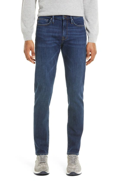 Shop Frame L'homme Athletic Slim Fit Jeans In Blue Fin