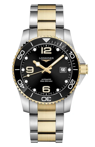 Shop Longines Hydroconquest Automatic Bracelet Watch, 41mm In Black