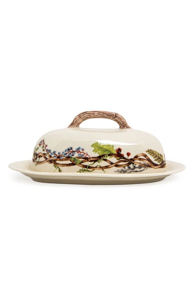 Shop Juliska Forest Walk Butter Dish In Caf Au Lait