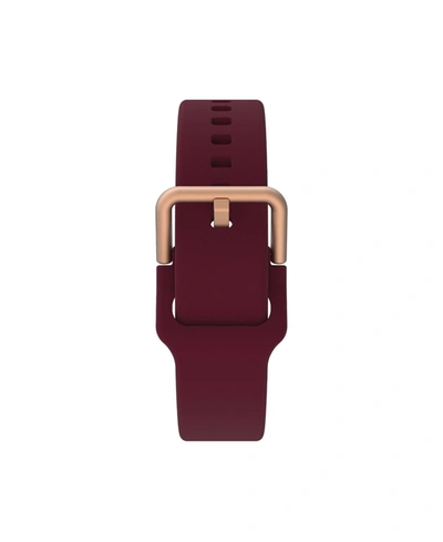 Shop Itouch Air 3 And Sport 3 Extra Interchangeable Strap Narrow Merlot Silicone, 40mm