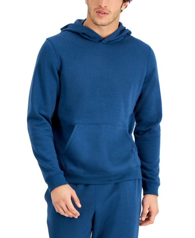 Shop Ideology Men's Solid Fleece Hoodie, Created For Macy's In Curaco Nights
