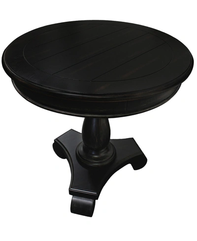 Shop Best Master Furniture Marquee Living Room Round End Table In Black