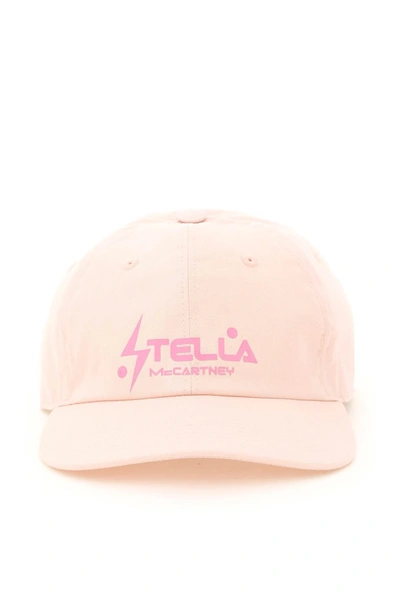 Shop Stella Mccartney Logo Baseball Cap In Pink