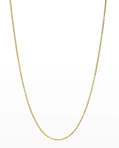 Shop Dru Small Rolo Chain Necklace, 18"l In Yg