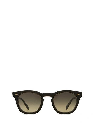Shop Mr Leight Mr. Leight Sunglasses In Black Tar - Antique Gold/ Ashbury