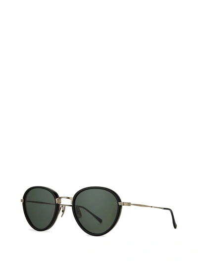 Shop Mr Leight Mr. Leight Sunglasses In Matte Black / G15 + Ash / Bluelight