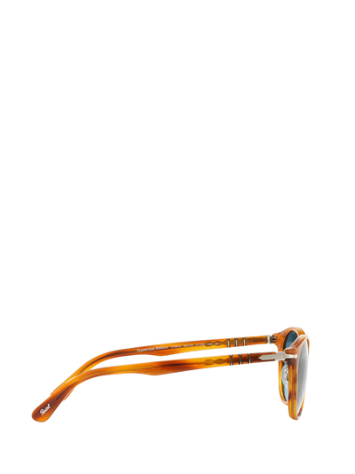 Shop Persol Sunglasses In Striped Brown