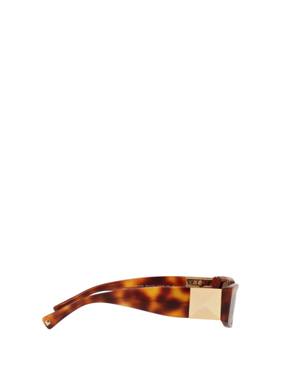 Shop Valentino Eyewear Sunglasses In Havana