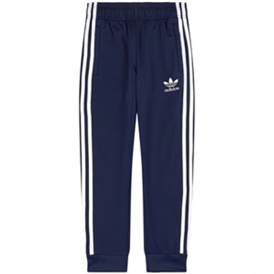 Shop Adidas Originals Navy 3 Stripes Track Pants
