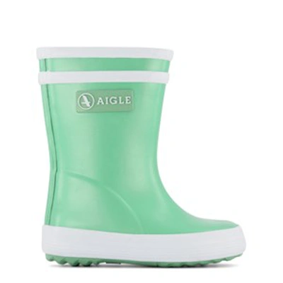 Shop Aigle Green Baby Irrise Rain Boots