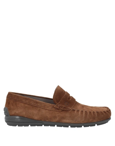 Shop Ferragamo Man Loafers Brown Size 6.5 Soft Leather