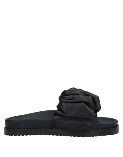 Shop Ottod'ame Woman Sandals Black Size 7 Soft Leather