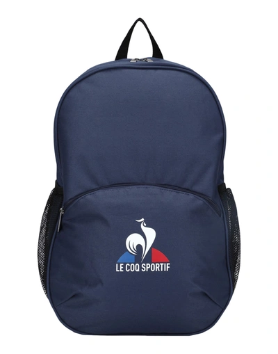 Shop Le Coq Sportif Backpacks In Dark Blue
