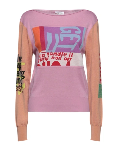 Shop Chloé Woman Sweater Pastel Pink Size L Wool