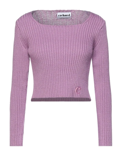 Shop Cacharel Sweaters In Mauve